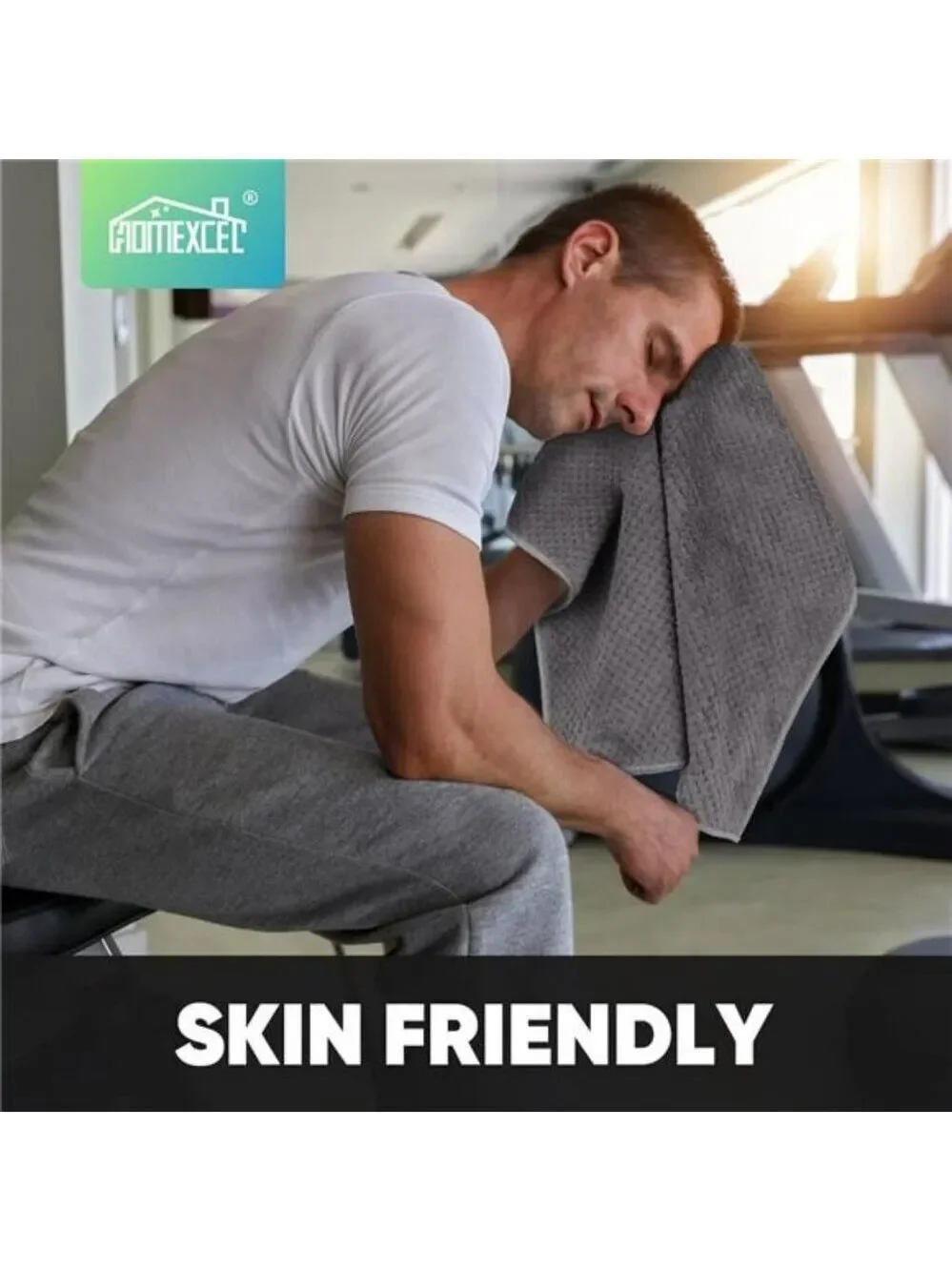 Microfiber Gym Towels 3 Pack Quick Dry Soft Absorbent Workout Yoga Spa Fitness